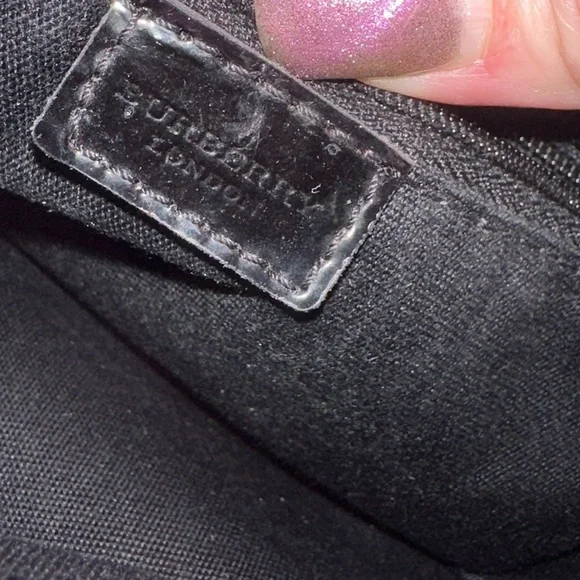 Burberry Logo Print Crossbody Bag in Purple White and Black Graffiti Rare Small